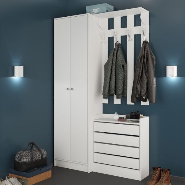 Вешалка Ямайка 700x260x1185 Белая