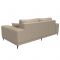 Прямой диван «Льюес», без механизма, экокожа, цвет бежевый