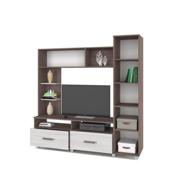 Мини-стенка В78 Виора 420х1800х1850 Шимо темный/светлый