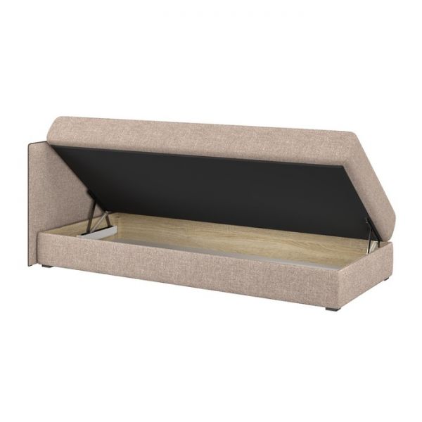 Тахта Миа левый, 1950х810, Шерлок 932/кожзам Мадрид 925