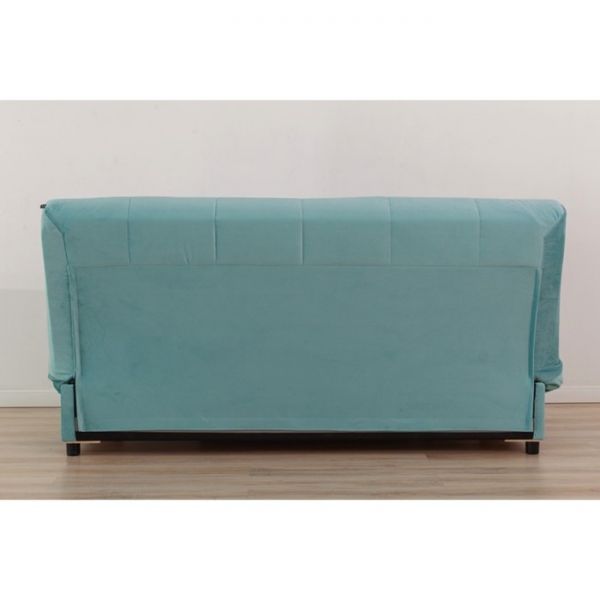 Прямой диван «Осло», механизм книжка, велюр, цвет бежевый