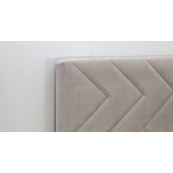 Кровать Милана, 1800х2000, ортопедическое осн+ПМ, Лекко фог/Светлый кварцевый серый