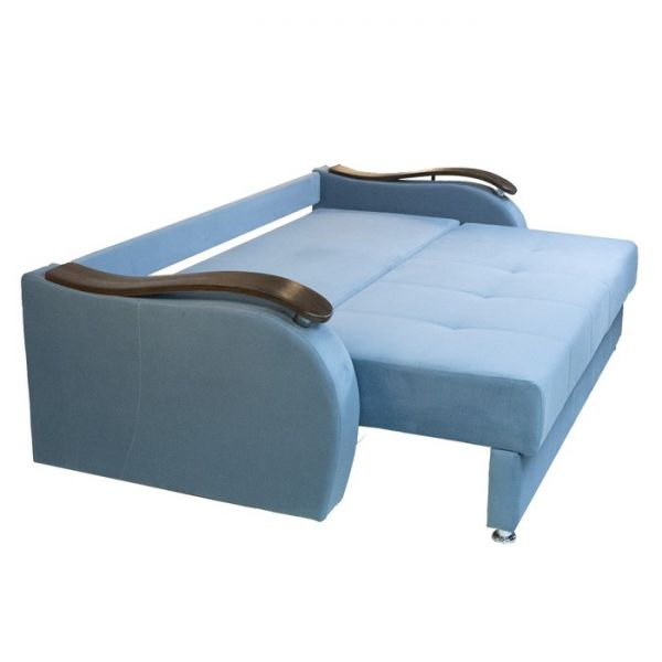 Прямой диван «Ливерпуль 2», еврокнижка, блок независимых пружин, велюр, цвет бежевый