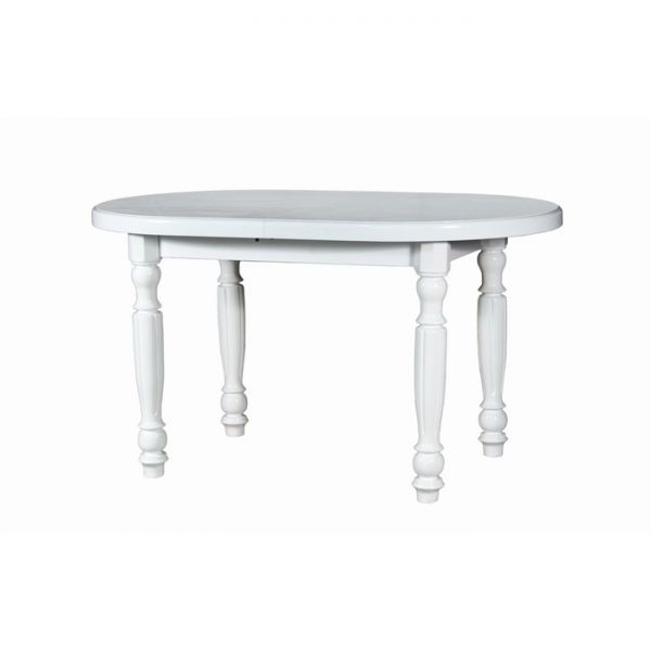 Стол кухонный раздвижной Соло 1400х1900х850х750 бук/цвет покраски белый