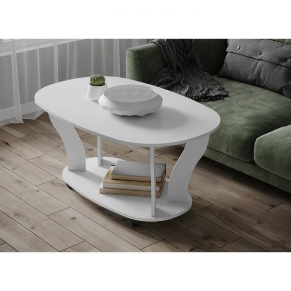 Журнальный стол Консул-3 900х600х560 белый