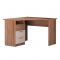 Стол письменный угловой "Вояж", 1240х1240х802 мм, ясень тёмный, ясень светлый
