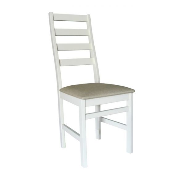 Стул Сотти фанерный 390х390х990 белый/рогожка