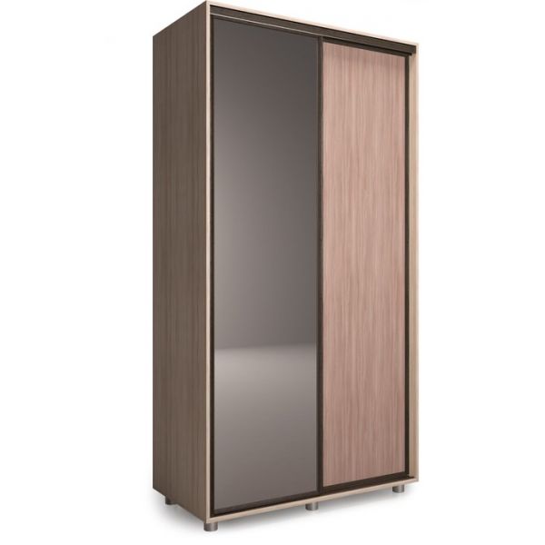 Шкаф-купе Удачный 1 зеркало 1600х600х2300 Венге Темный