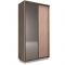 Шкаф-купе Удачный 1 зеркало 1600х600х2300 Венге Темный