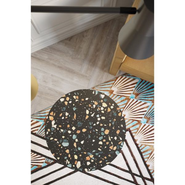 Стол журнальный «Палладио», 450 ? 450 ? 450 мм, цвет терраццо белый