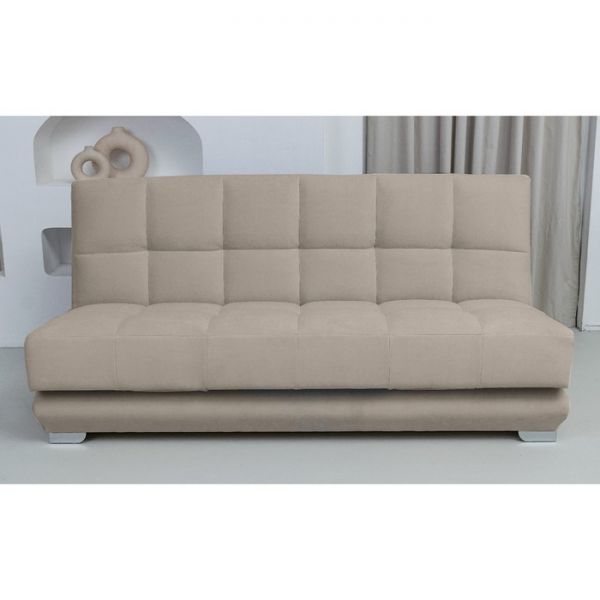 Прямой диван «Прайм 4», механизм книжка, независимый пружинный блок, велюр, цвет серый