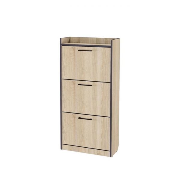 Обувной шкаф «Эльза 63», 600 ? 250 ? 1230 мм, цвет дуб сонома