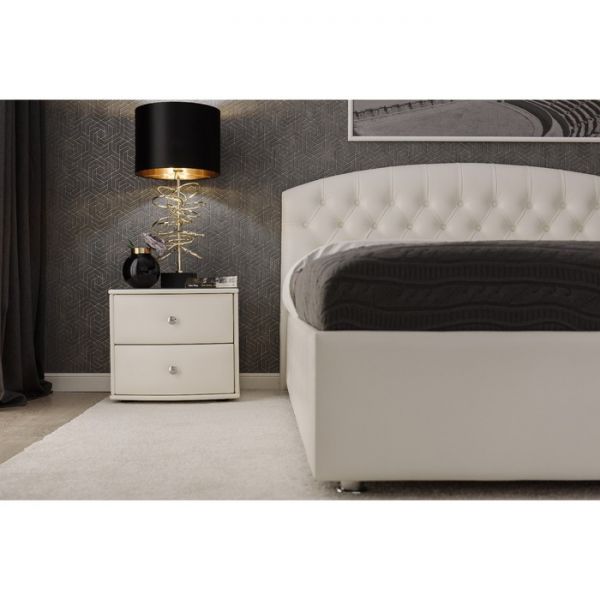 Тумба «Люнетта», 2 ящика, 500 ? 450 ? 450 мм, цвет взбитые сливки