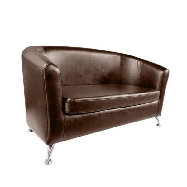 Диван "Во" 2Д экокожа TEOS Dark Brown