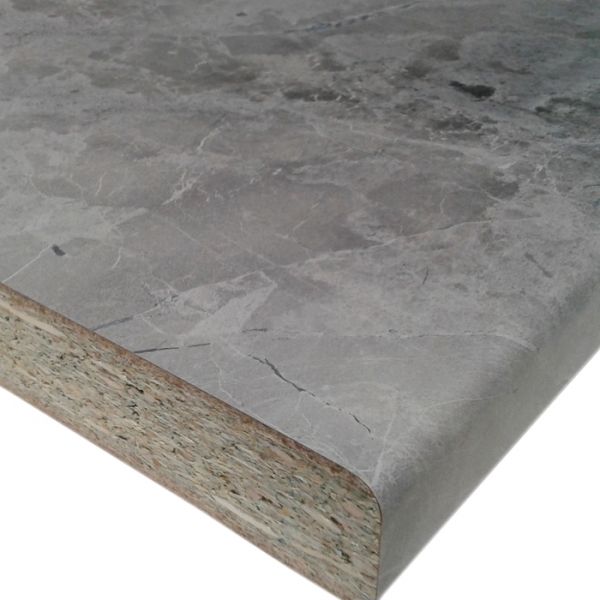 Столешница 3050х600х26 Мрамор Марквина синий