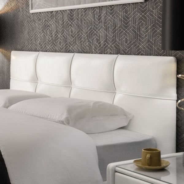 Кровать «Птичье гнездо» с ПМ, 1800 ? 2000, ортопед. основание, экокожа, взбитые сливки