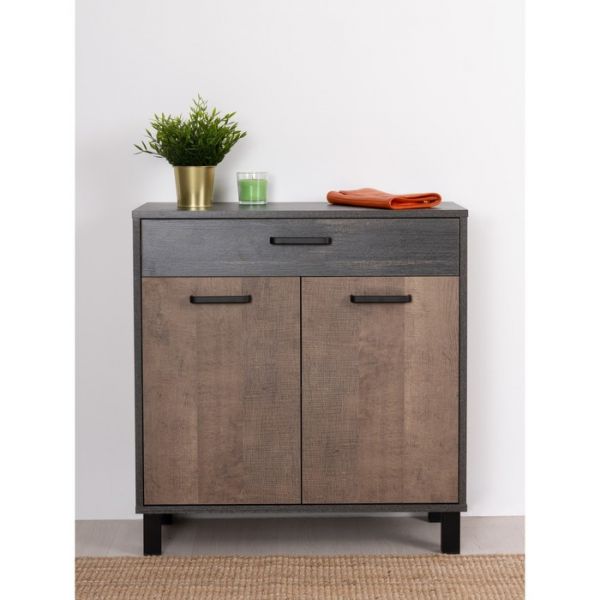 Комод Стронг 13.310.02, 742х338х777, Дуб гранж колониальный/Интра