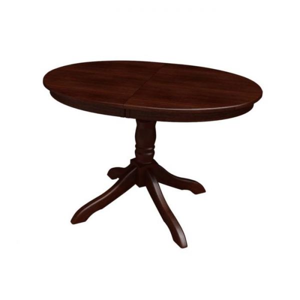 Обеденный стол «Романс», 1360(1060) ? 780 ? 750 мм, раскладной, цвет коньяк