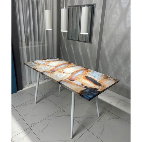 Обеденный стол «Конус 2», 1100(1500) ? 700 ? 750 мм, оптивайт, цвет кварц