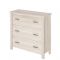 Комод, 900 ? 360 ? 900 мм, цвет нельсон / белый