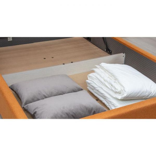 Кровать Миа 1600*2000, ортопед+ПМ, Тыквенный