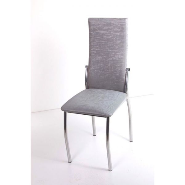 Стул на металлокаркасе Про СТ хром люкс/оранжевый