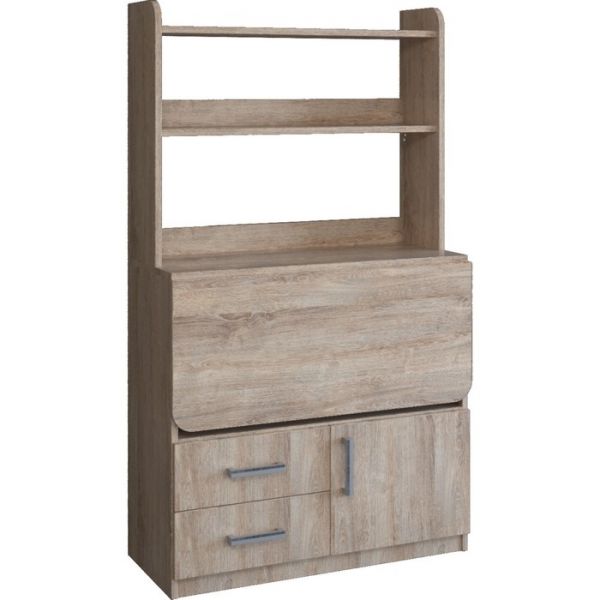 Компьютерный стол СП-1  802х375/710х1400 Дуб баррик