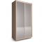 Шкаф-купе Удачный 2 зеркала 1600х600х2300 Венге Темный