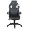 Кресло игровое BRABIX "Techno Pro GM-003", экокожа, черное/серое, вставки серые
