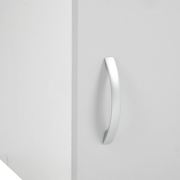 Шкаф навесной Мальма 600х300х720 Светло-серый/Белый