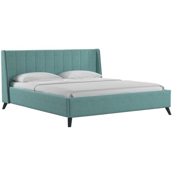 Кровать Мелисса, 1800х2000, ортопедическое осн+ПМ, Вивальди 10/Ментоловый