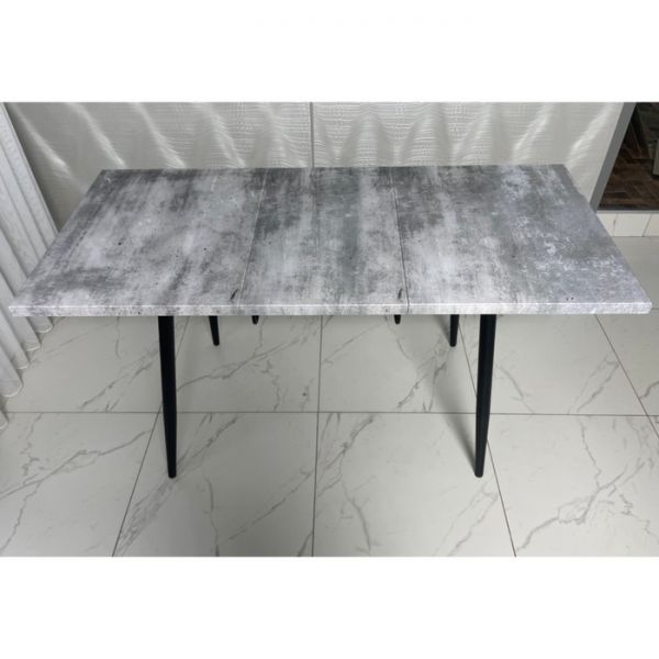 Обеденный стол «Конус 2», 1100(1500) ? 700 ? 750 мм, оптивайт, цвет бетон