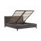 Кровать Мелисса, 1800х2000, ортопедическое осн+ПМ, Вивальди 24/Темный серо-коричневый