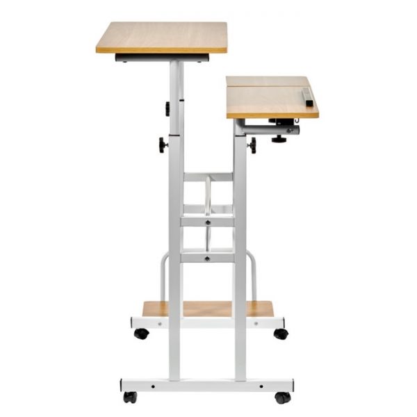 Стол многофункциональный Shuttle, 800 ? 580 ? 800(1300) мм, цвет светлое дерево / белый