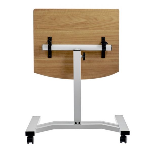 Стол  «Ролет», многофункциональный на колёсах, мдф, металл, цвет тёмное дерево / чёрный