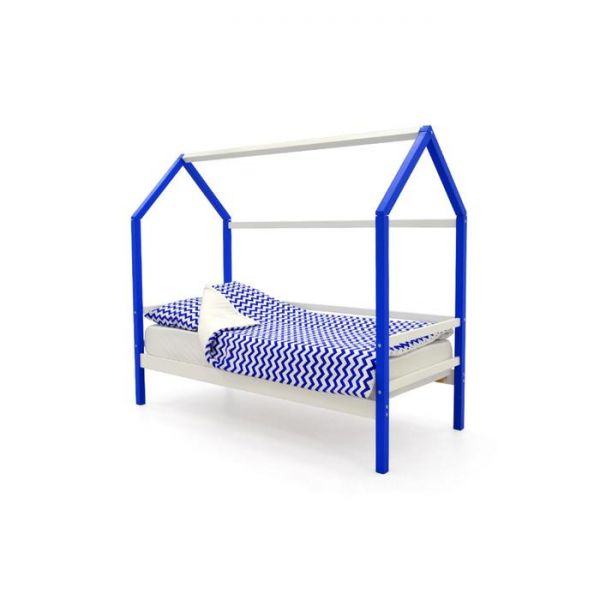Детская кровать-домик Бельмарко Svogen сине-белый