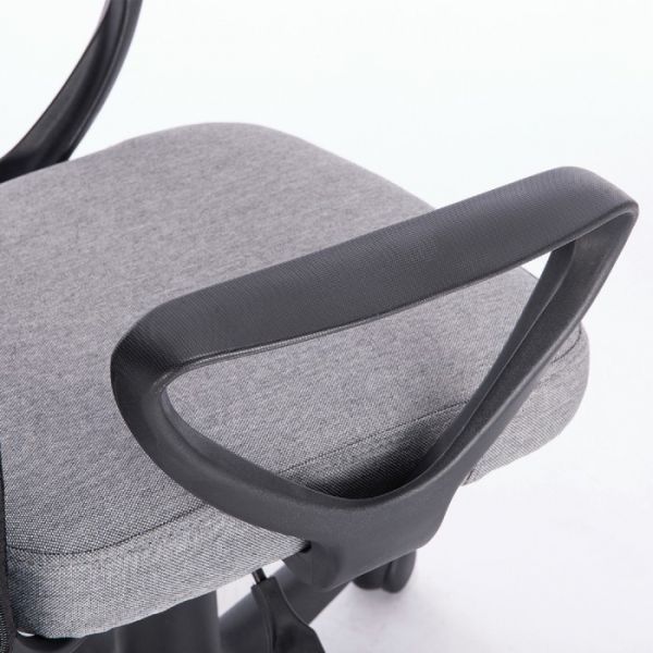 Кресло компактное BRABIX "Jet MG-315", с подлокотниками, серое