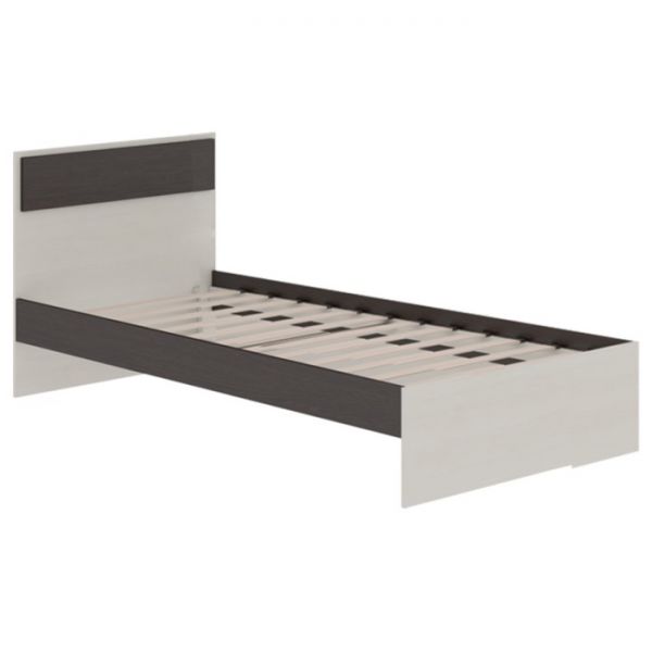 Кровать Некст 71 870х870х2032 Бодега темный/Сосна карелия