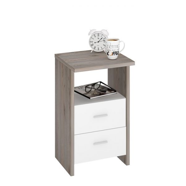 Тумба, 445 ? 450 ? 770 мм, цвет нельсон/белый