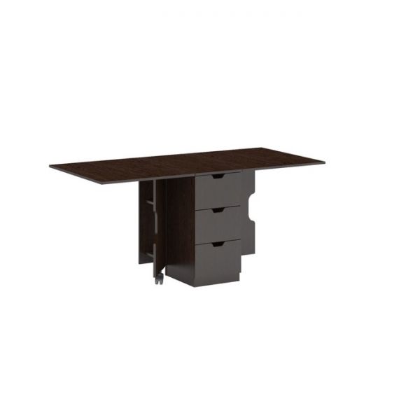 Стол-книжка СТ-01 с 3 ящ, 360(1710)х805х750 Бодега тёмный/Бодега светлый