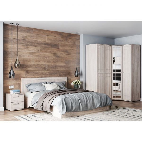 Тумба прикроватная ТП-24 РИВЬЕРА 465х400х420 Ясень Шимо Светлый