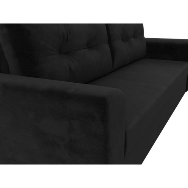 Диван прямой «Амстердам лайт», еврокнижка, велюр, цвет бежевый