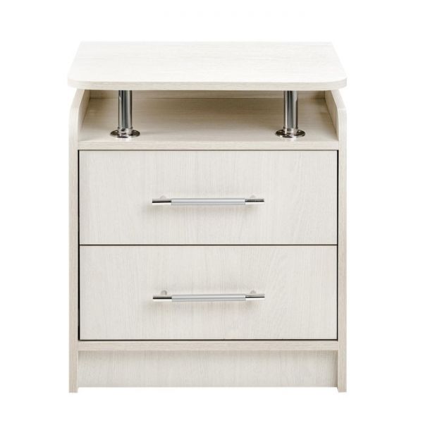 Тумба прикроватная Милан , 600х500х410 Ясень Анкор светлый