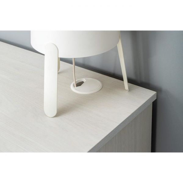 Стол компьютерный Комфорт 12.68, 1360х553х1319, Ясень анкор