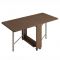Стол-тумба с металлической ногой, 238/1630/934 ? 800 ? 750 мм, цвет ясень шимо тёмный