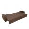 Диван-трансформер «Леон 1», механизм еврокнижка, ППУ, цвет коричневый