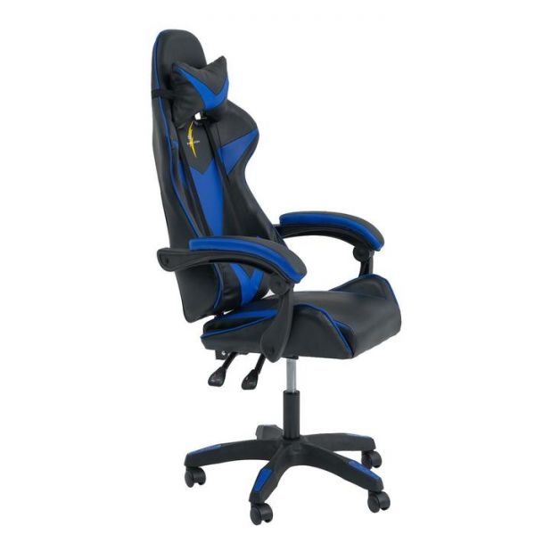 Кресло игровое SL™ DRAGON YS-900, чёрно-синее