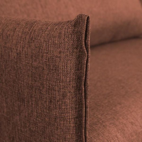 Диван "Матис" с подлокотниками, ткань рогожка Coral