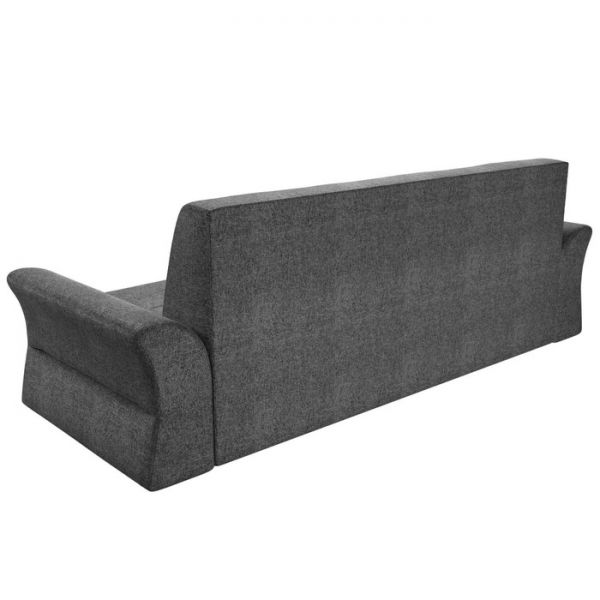 Прямой диван «Клайд», механизм дельфин, рогожка, цвет бежевый