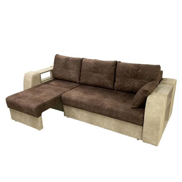 Диван-трансформер «Оптимус», цвет эмилия милк / эмилия дарк браун